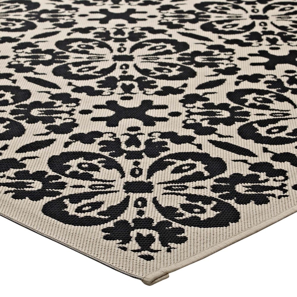 Ariana Vintage Floral Trellis 8x10 Indoor And Outdoor Area Rug, R-1142E-810