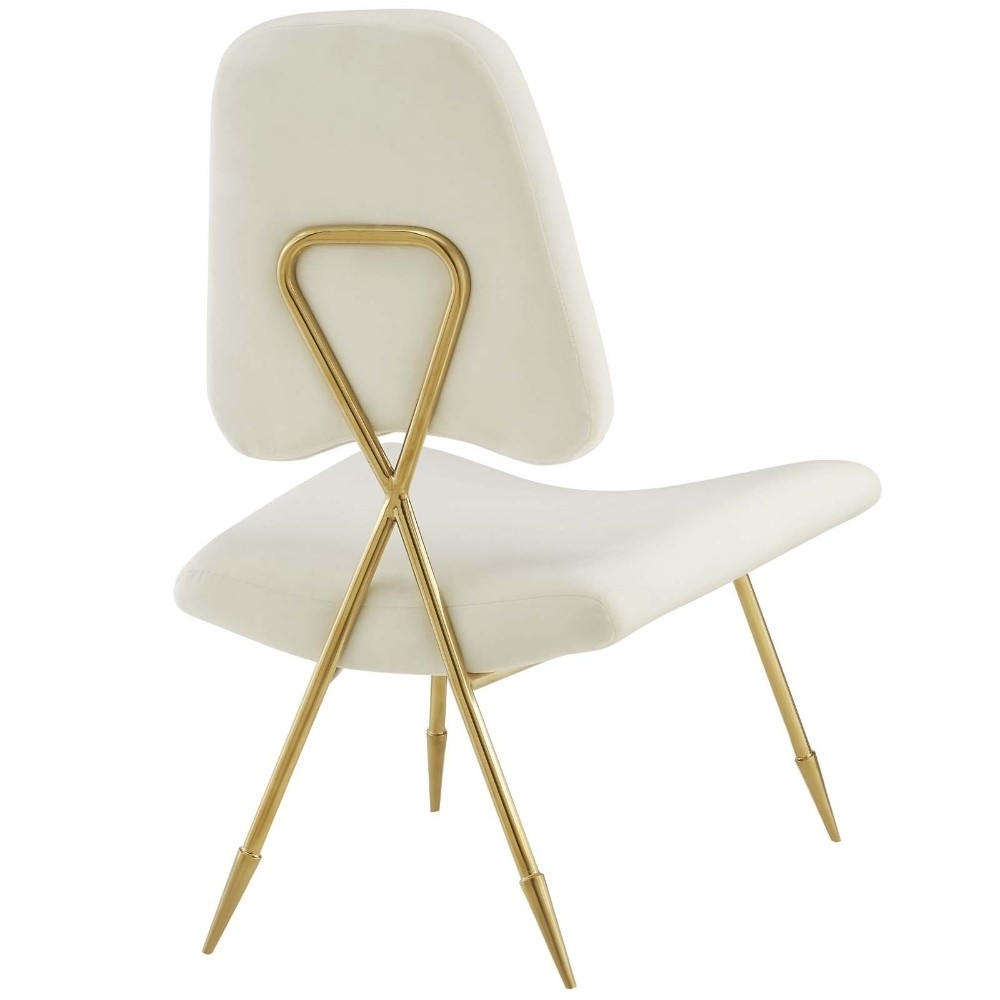 Ponder Upholstered Velvet Lounge Chair, EEI-2809-IVO