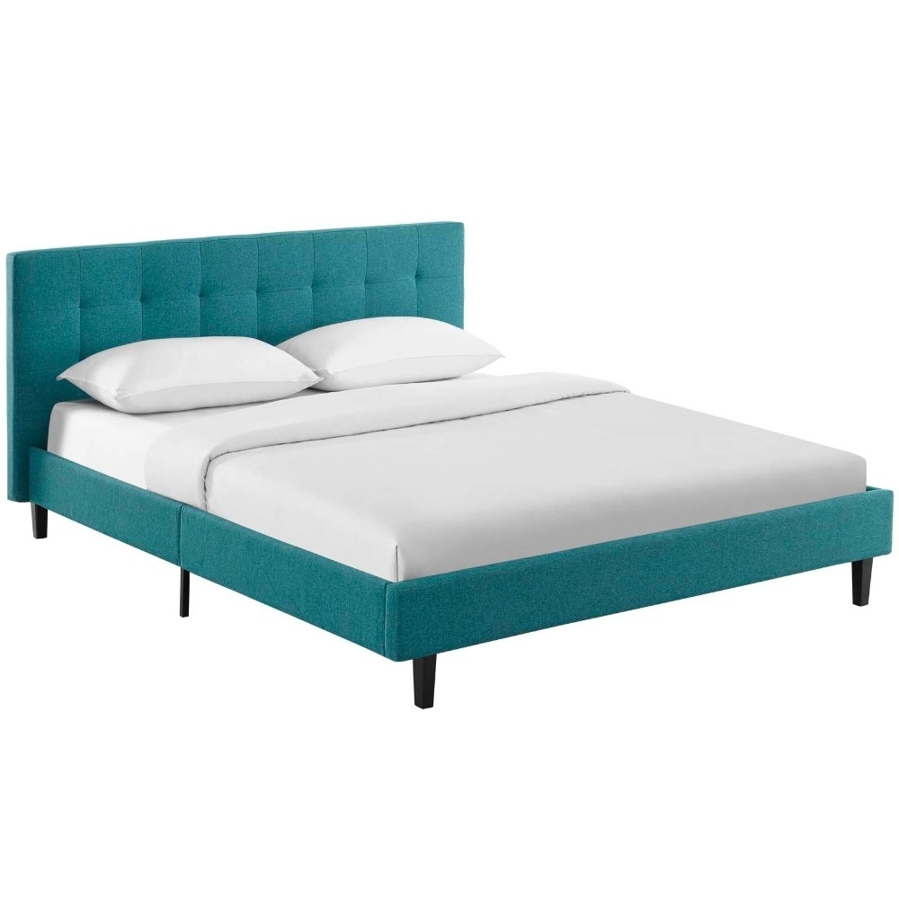 Linnea Queen Fabric Bed, MOD-5426-TEA