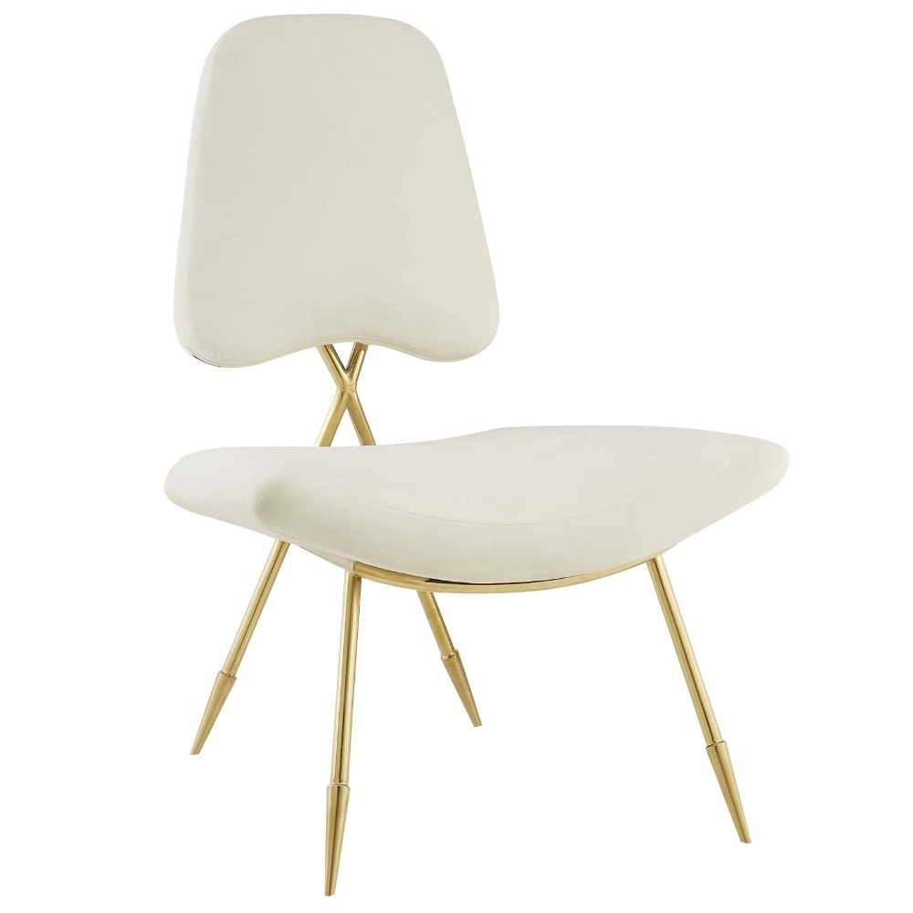 Ponder Upholstered Velvet Lounge Chair, EEI-2809-IVO