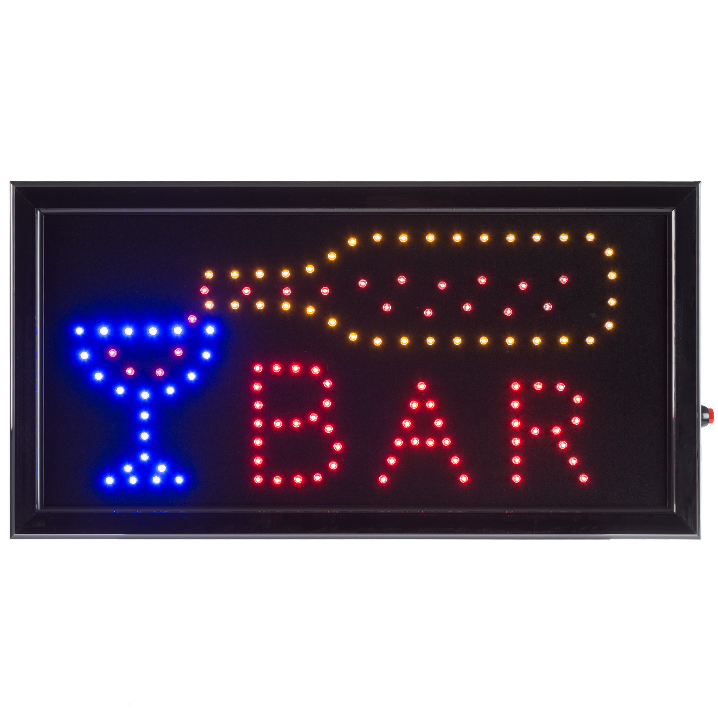 Bar LED Animated Bright Sign 19 X 10 Window Store Sign Neon 4 Ft Cord Wall Hanging
