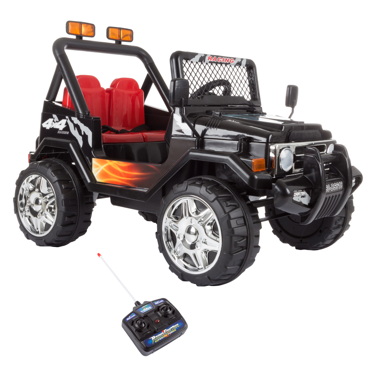 All Terrain 4 Wheeler Ride On Toy With Remote Rechargeable Battery Operated Car