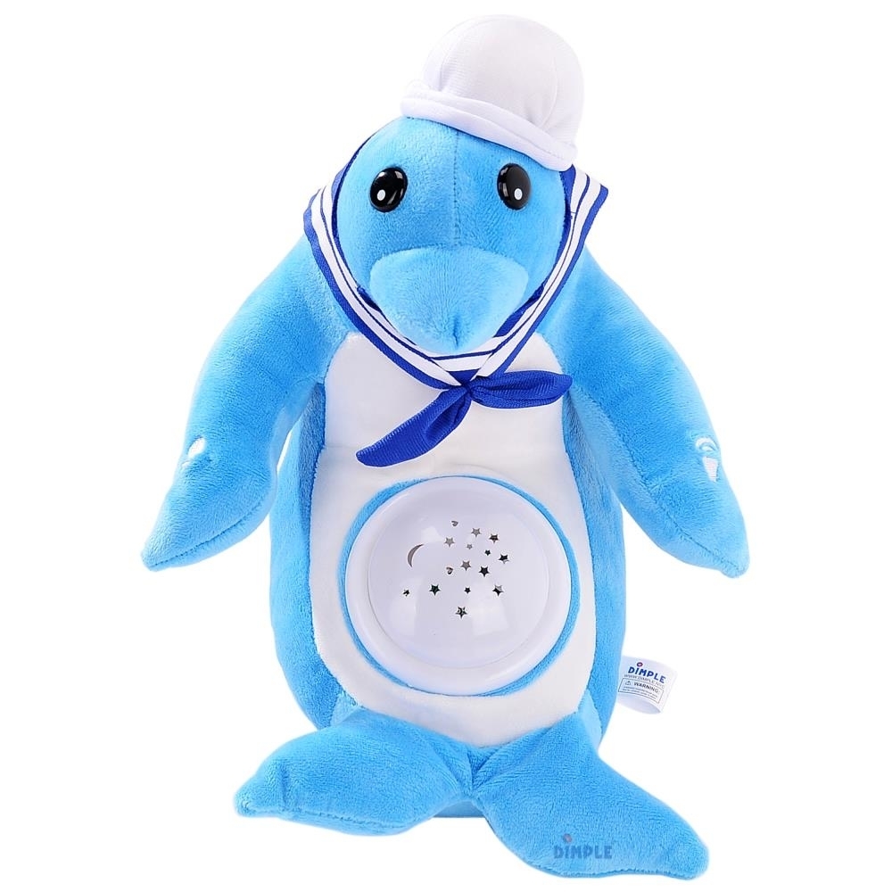 Dolly Dolphin Nightlight Soother With Favorite Lullabies Nature Sounds And Projecting Stars & Moon Light By Dimple
