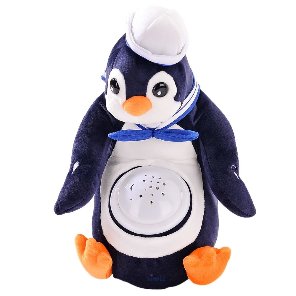 Polly Penguin Nightlight Soother With Favorite Lullabies Nature Sounds And Projecting Stars & Moon Light By Dimple