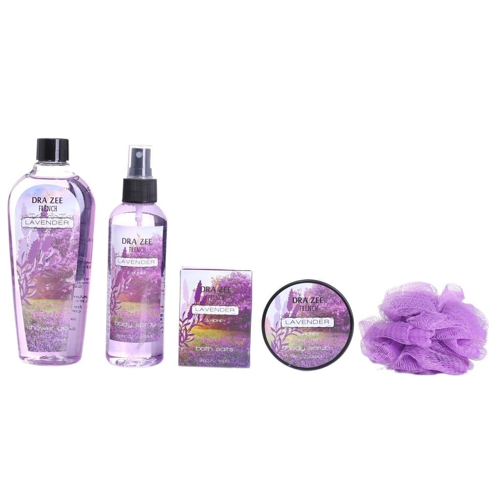 Spa Basket For Women With Refreshing LAVENDER Fragrance By Draizee