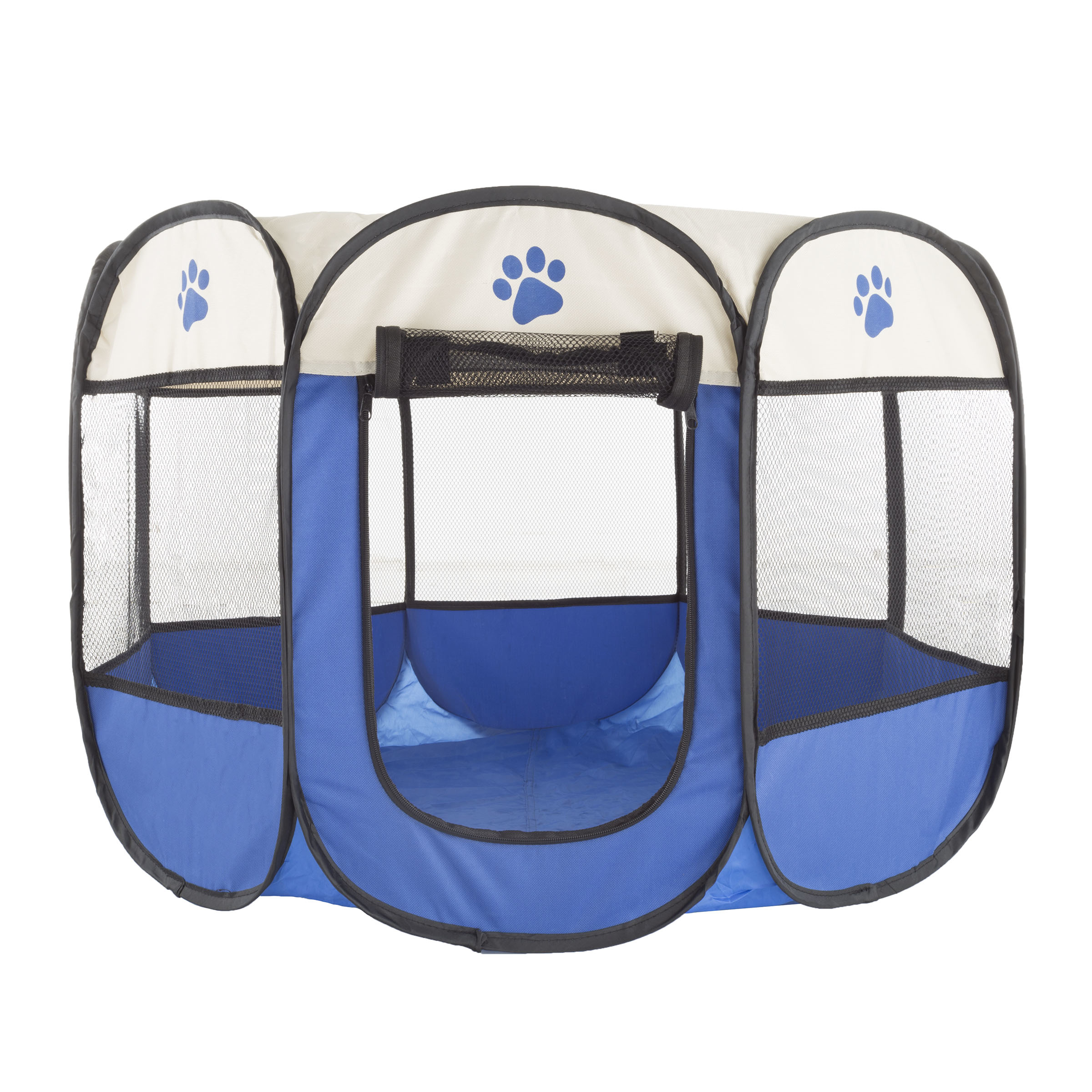 Pop Up Dog Portable Playpen Animal Cage 26 Inch Small Cats Dogs Puppy Indoor Outdoor