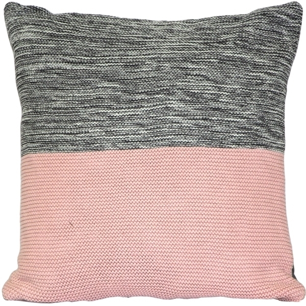 Pillow Decor - Hygge Espen Pale Pink Knit Pillow