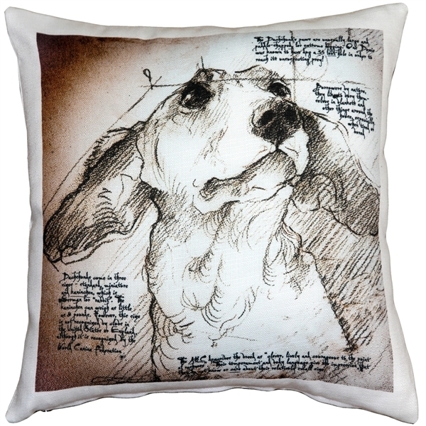 Pillow Decor - Dachshund 17x17 Dog Pillow