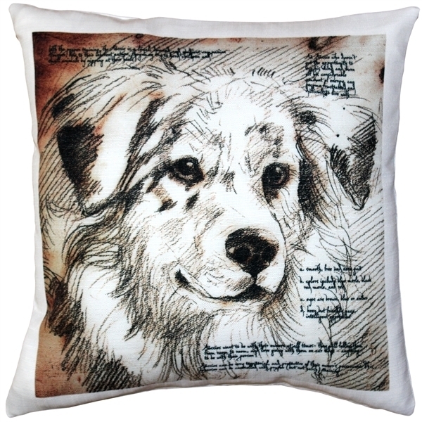 Pillow Decor - Australian Sheepdog Pillow 17x17
