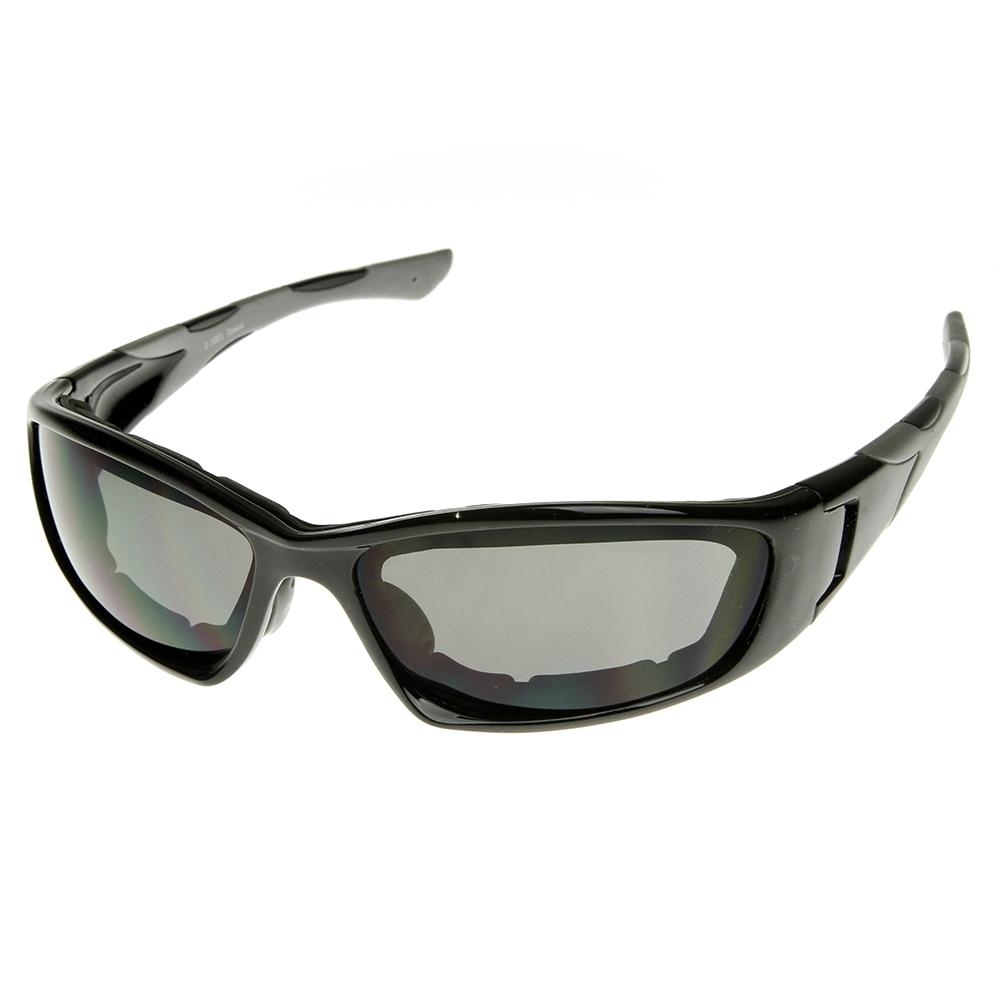 High Quality TR-90 Protective Padded Multisport Goggles - Black Clear