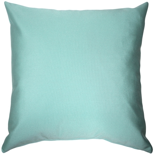Pillow Decor - Sunbrella Glacier Blue 20x20 Outdoor Pillow