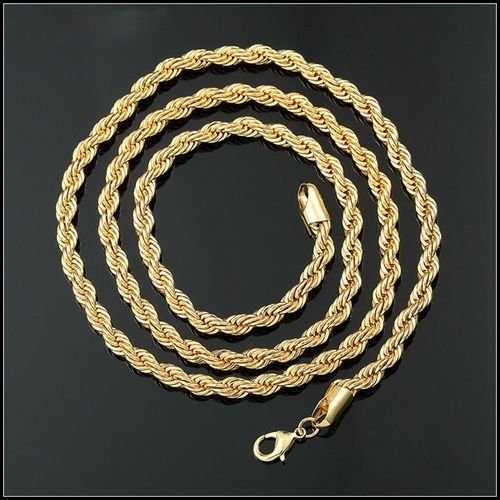 14K Gold Filled 2MM Rope Chain 24 Unisex