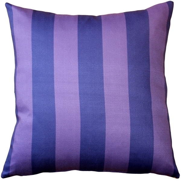 Pillow Decor - Purple Poppy 20x20 Throw Pillow