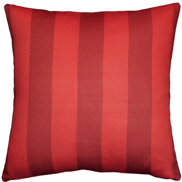 Pillow Decor - Red Poppy 20x20 Throw Pillow