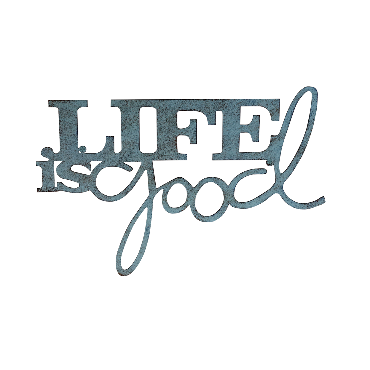 Life Is Good Metal Wall Décor