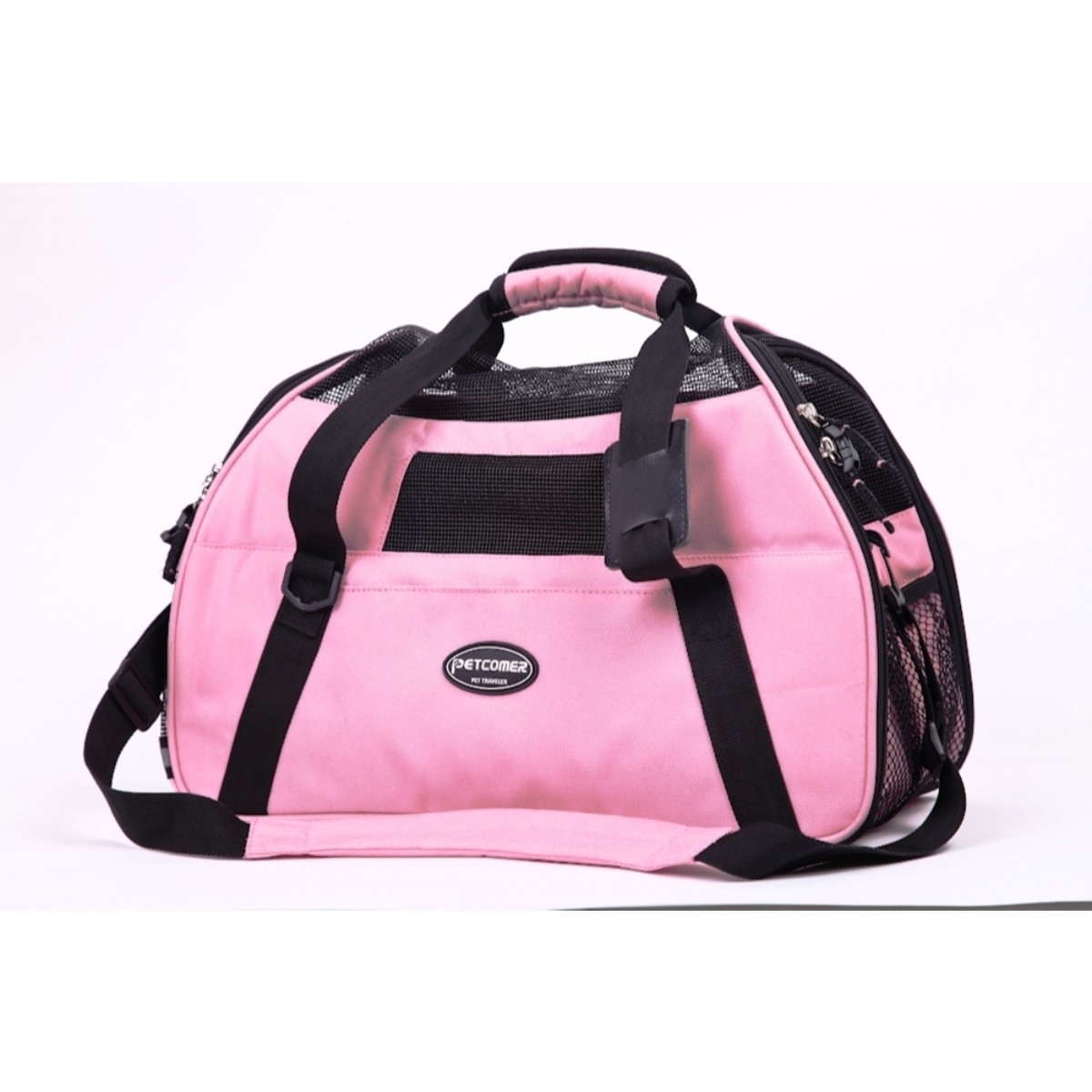 MKF Collection By Mia K. Handbag Doggy Boo Front Dog Carrier For Small Dogs - Pink Black