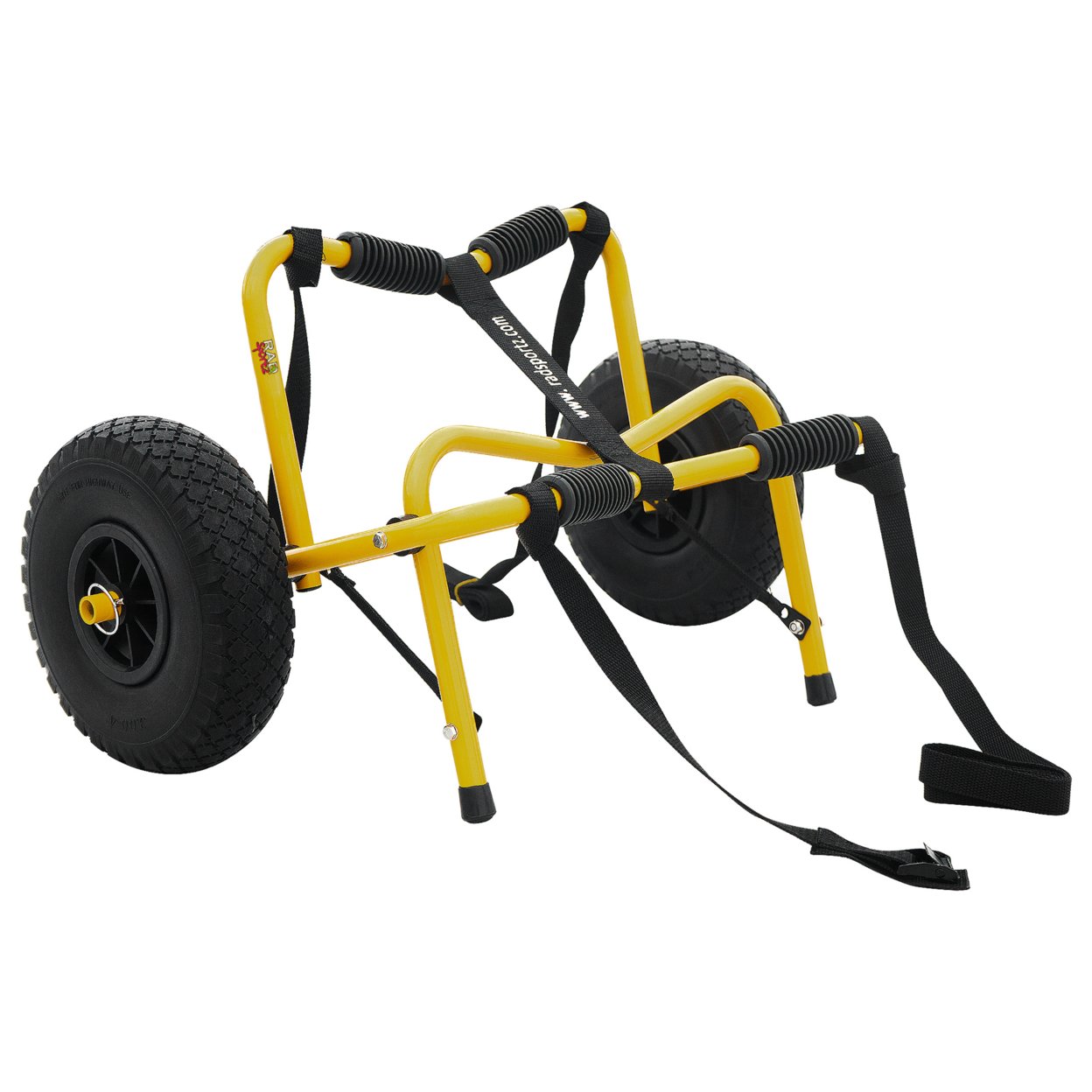 RAD Sportz Kayak Trolley Pro Premium Kayak Cart Airless Tires 150 LB Cap Yellow