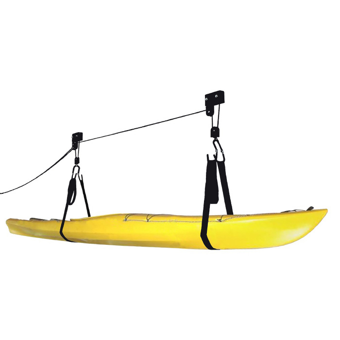 Kayak Hoist Lift Garage Storage Canoe Hoists 125 Lb Capacity Lifetime Warranty