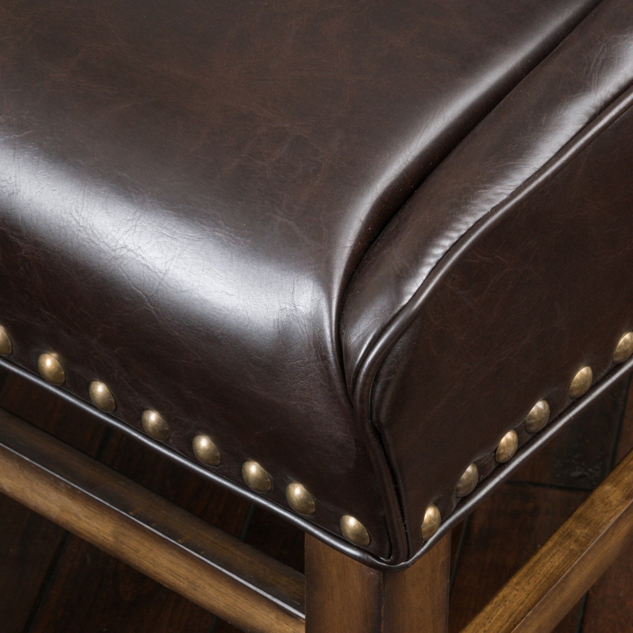 Calera Brown Leather Dining Chair