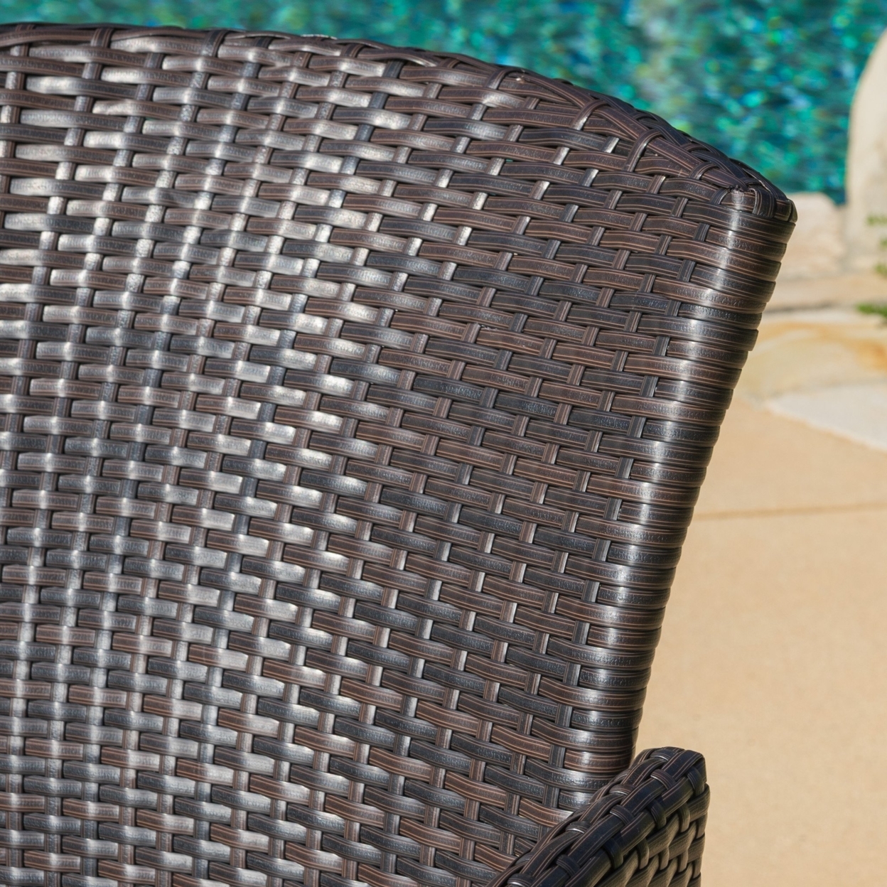 Seawall Outdoor Wicker Dining Chair (Set Of 2)