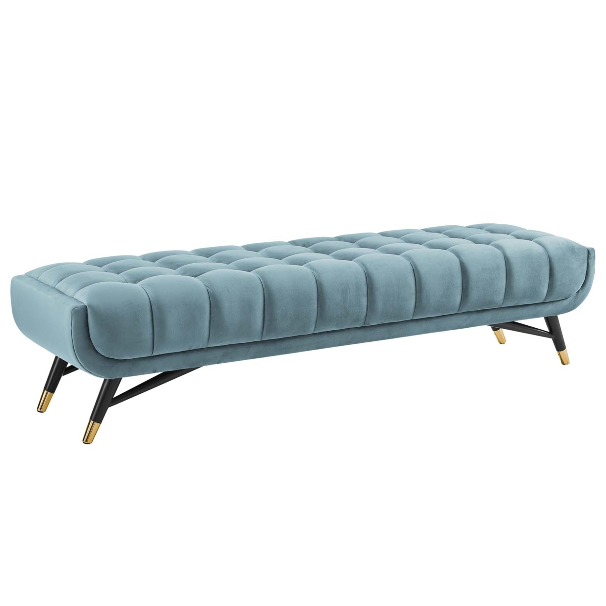 Adept Upholstered Velvet Bench (3061-SEA)