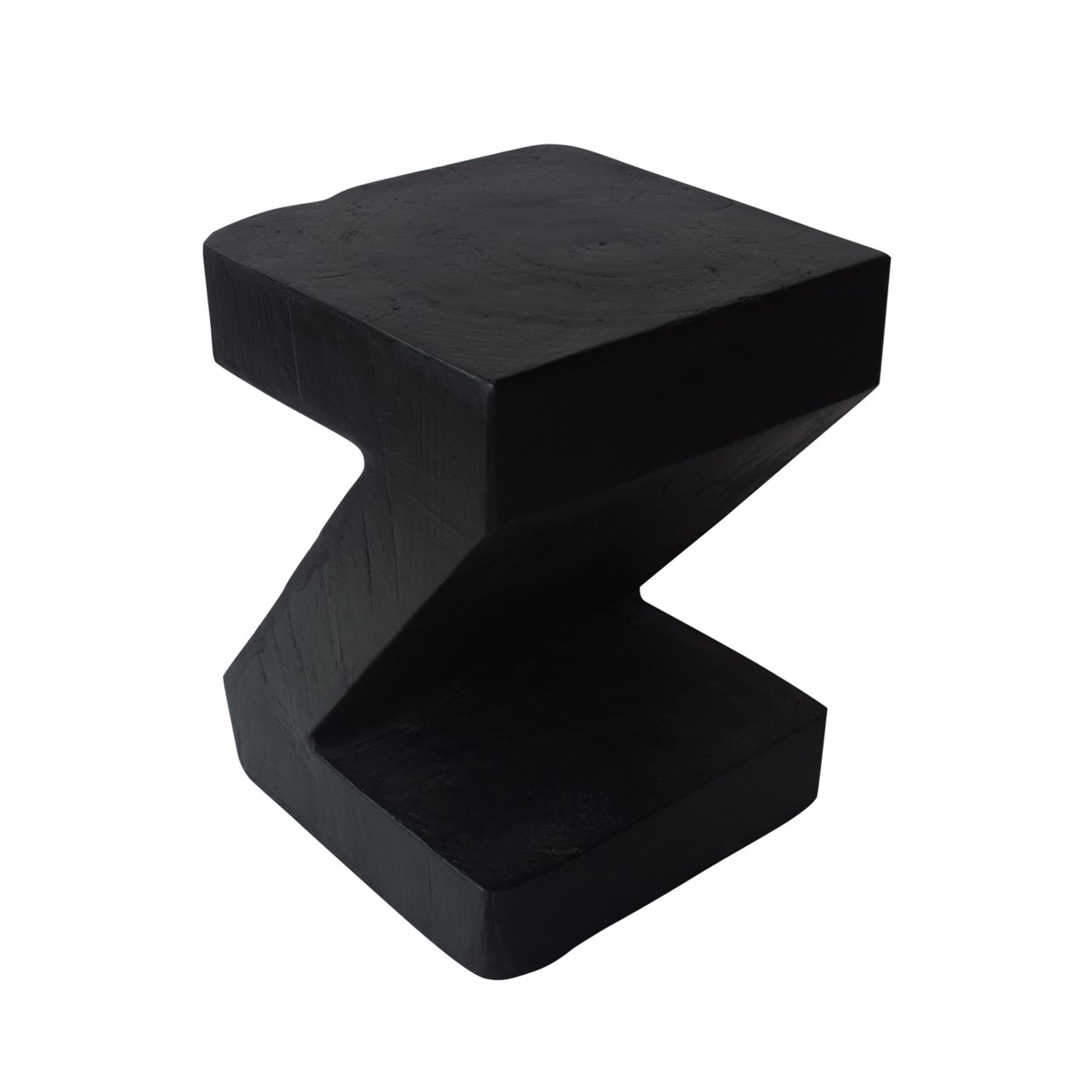 Jingle Outdoor Light-Weight Concrete Accent Table - Black