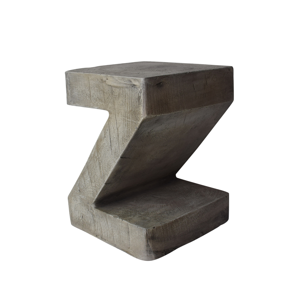Jingle Outdoor Light-Weight Concrete Accent Table - Light Gray