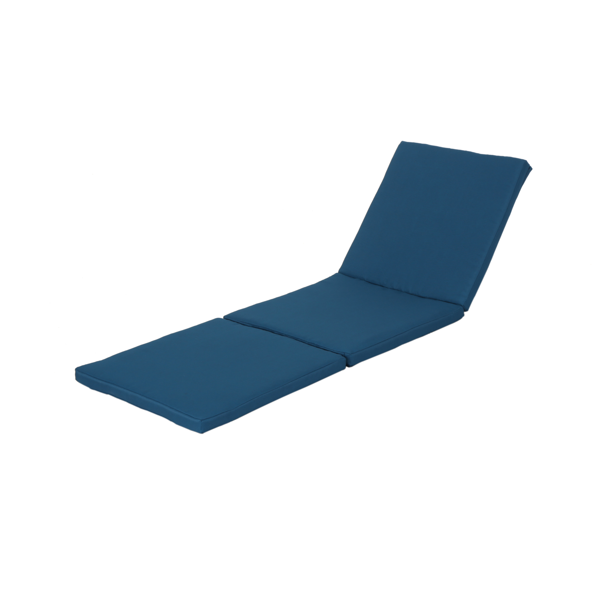 Laraine Outdoor Water Resistant Chaise Lounge Cushion - Blue