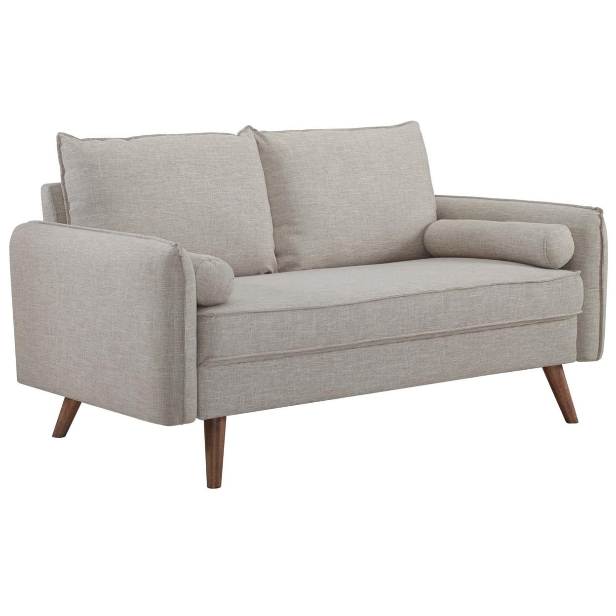 Revive Upholstered Fabric Loveseat (3091-BEI)