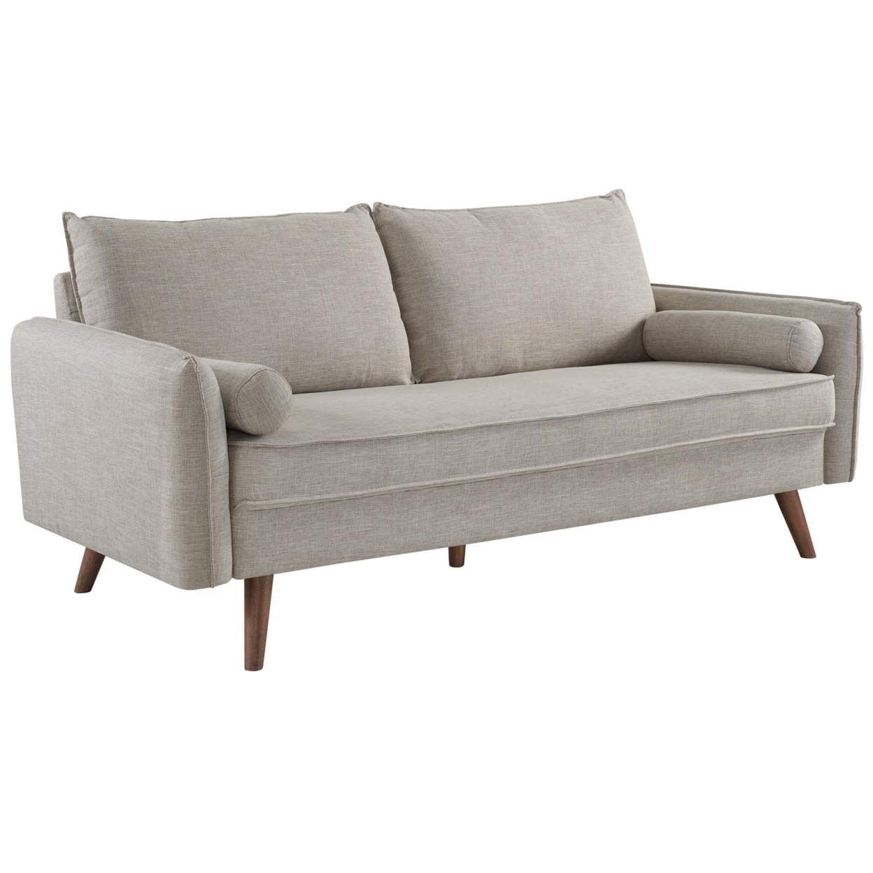 Revive Upholstered Fabric Sofa (3092-BEI)