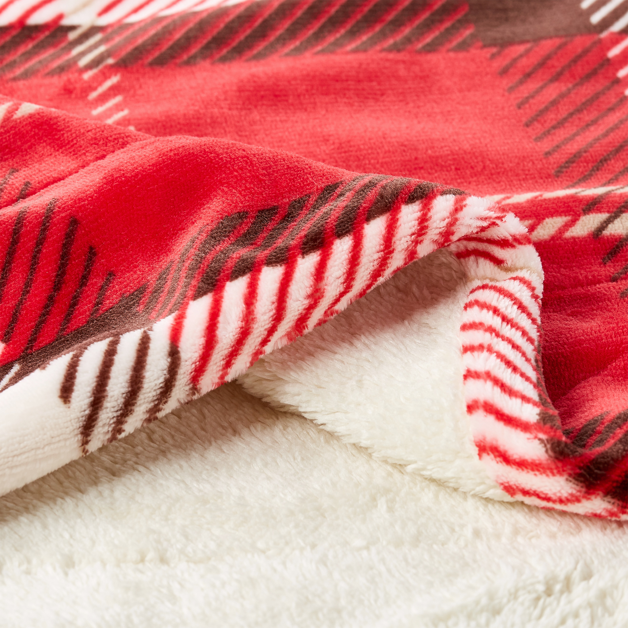 XL Oversized Throw Blanket Softest Fuzziest Most Wonderful Feel 2 Sided Adult Woobie Great Gift - Cardinal