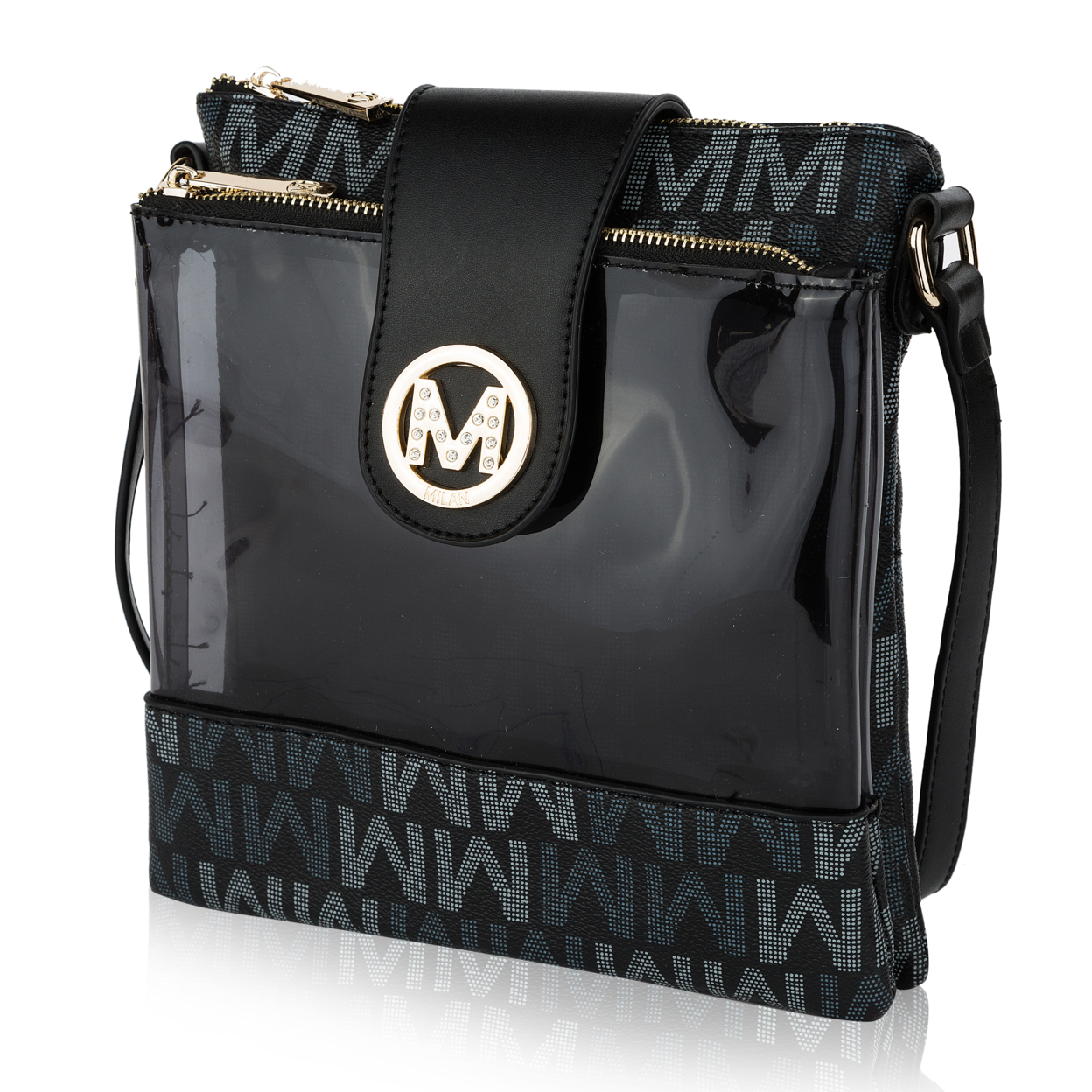 MKF Kemira M Signature Crossbody Handbag By Mia K. - Beige
