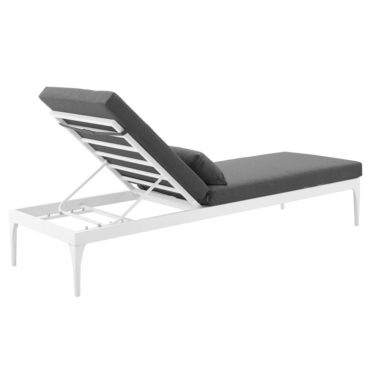 Perspective Cushion Outdoor Patio Chaise Lounge Chair (3301-WHI-CHA)
