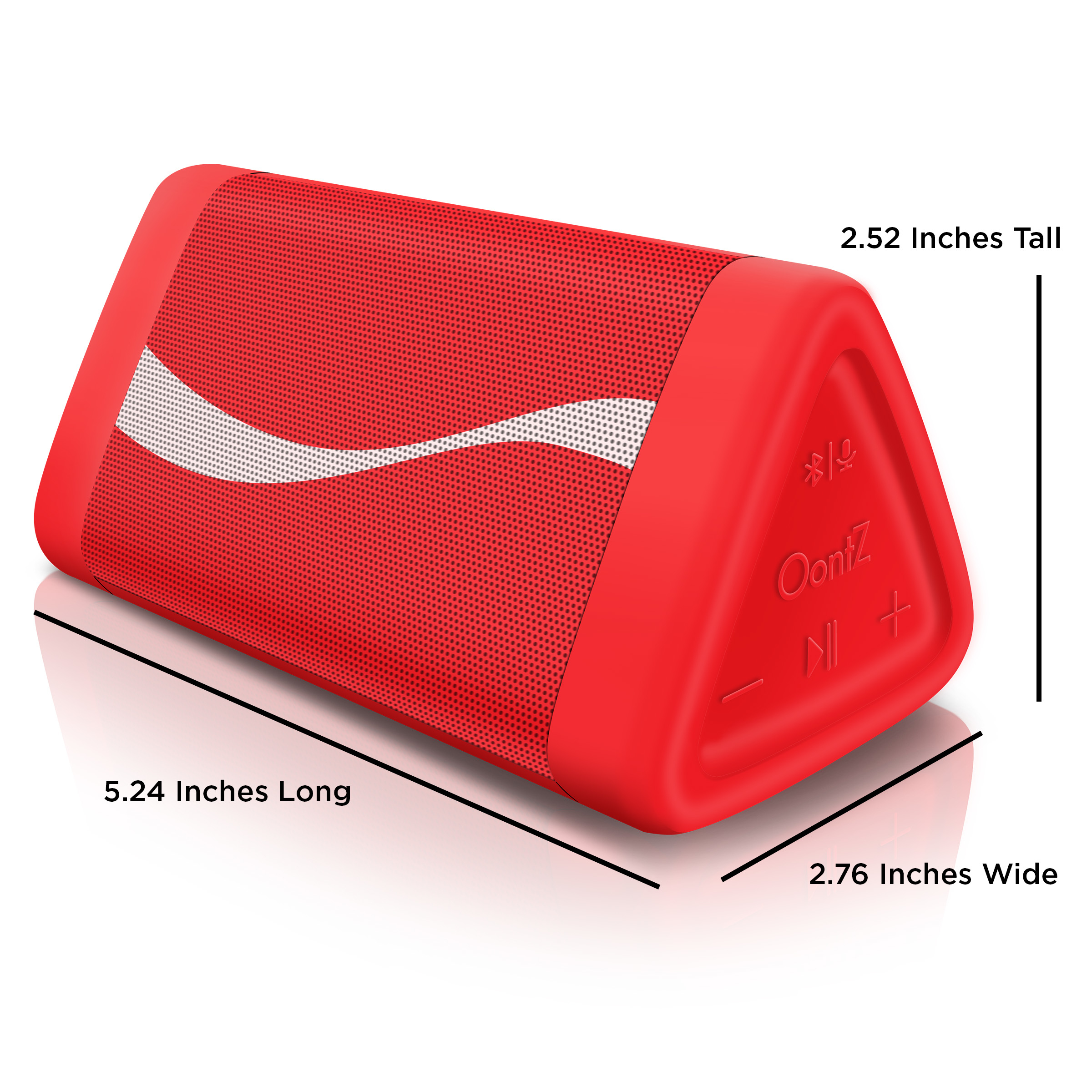 OontZ Angle 3 Coca-Cola® Edition - Enhanced Stereo Bluetooth Speaker With Volume Boost, Bass Radiator, 100' Range Bluetooth 4.2