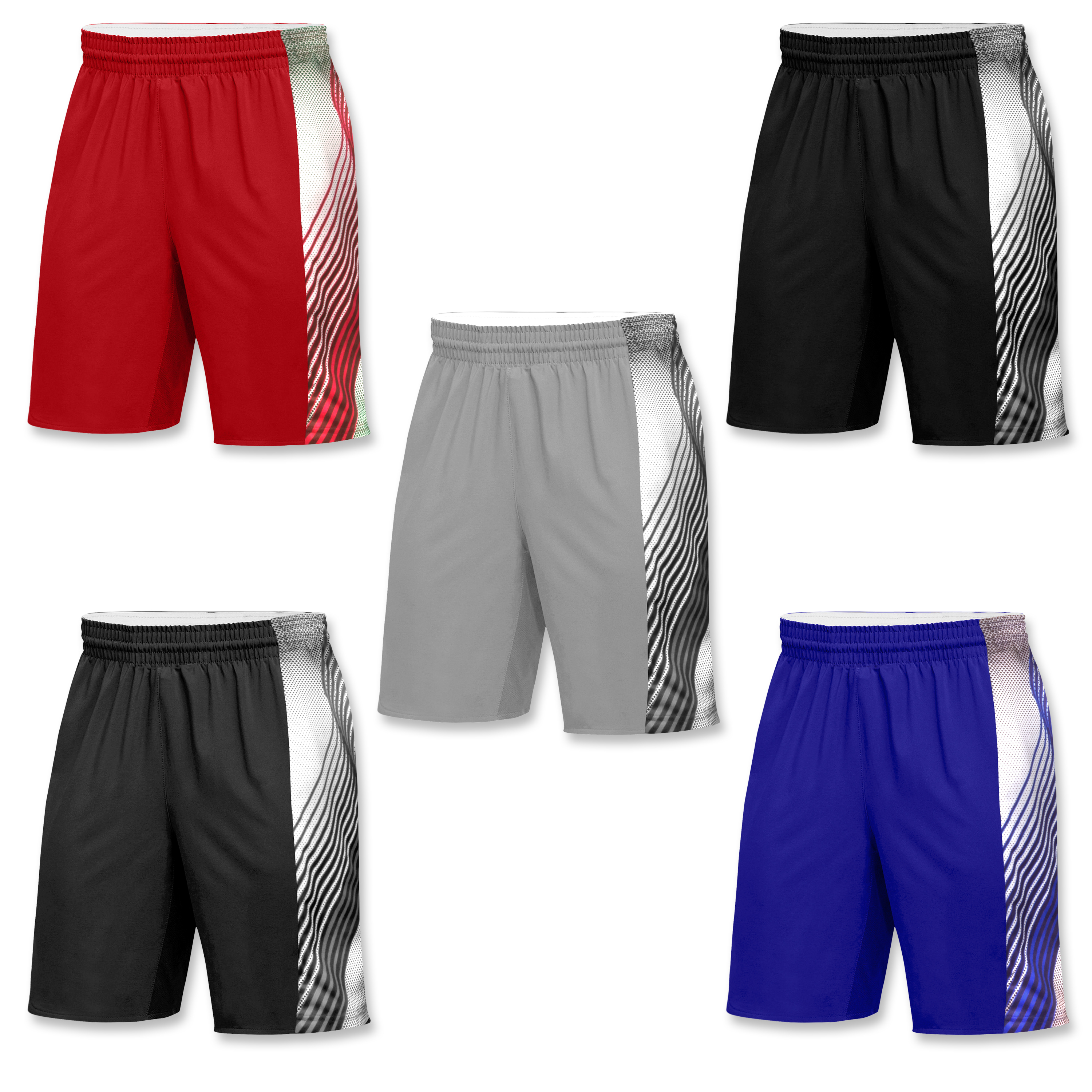 5-Pack Mystery Deal: Men's Active Athletic Performance Shorts - Large