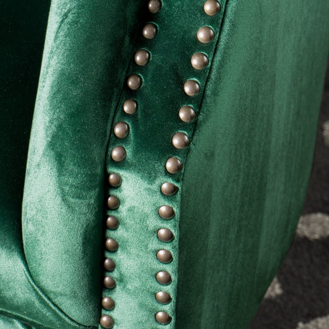 Aries New Velvet Tub Style Club Chair - Emerald