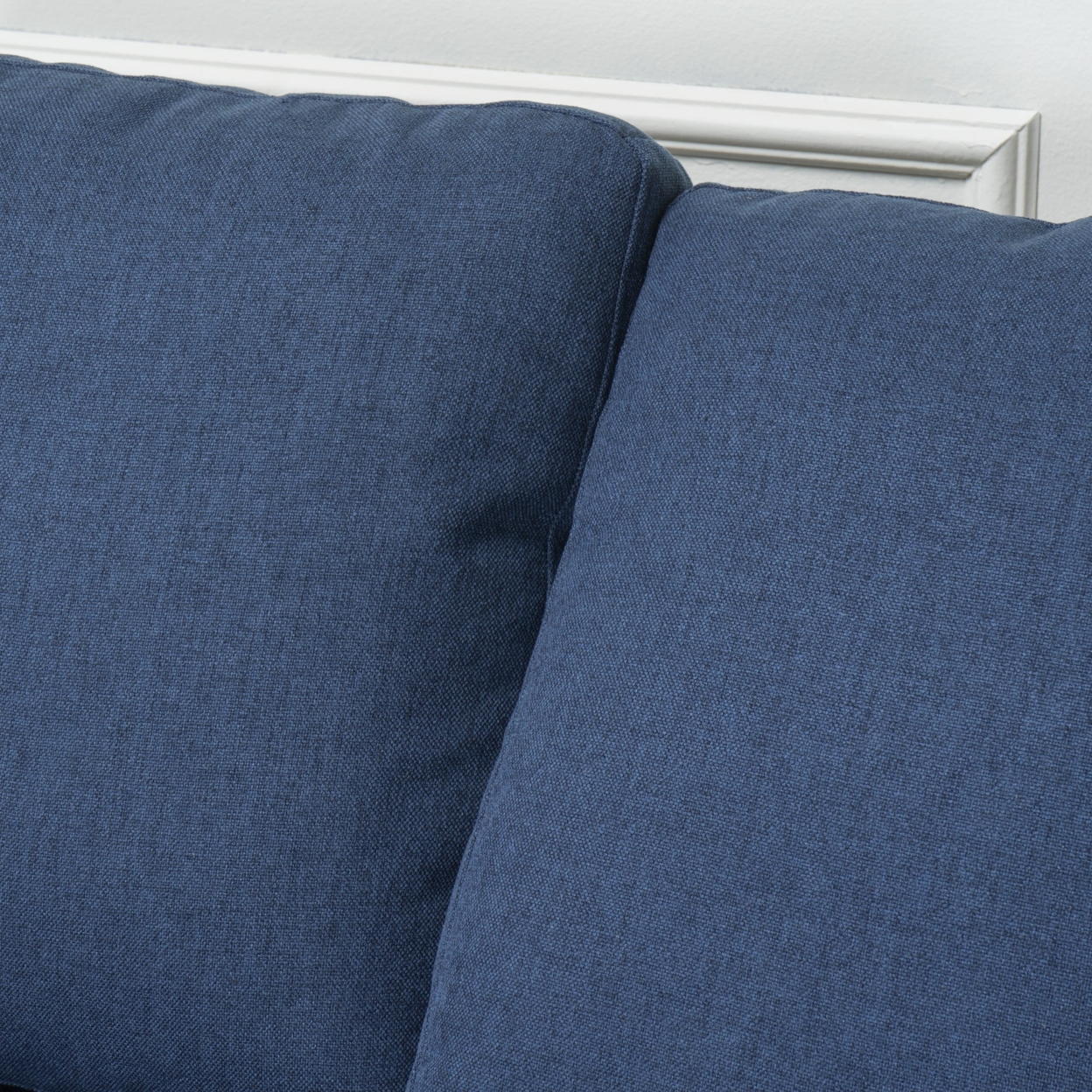 Carolina Fabric Sectional Couch - Dark Blue