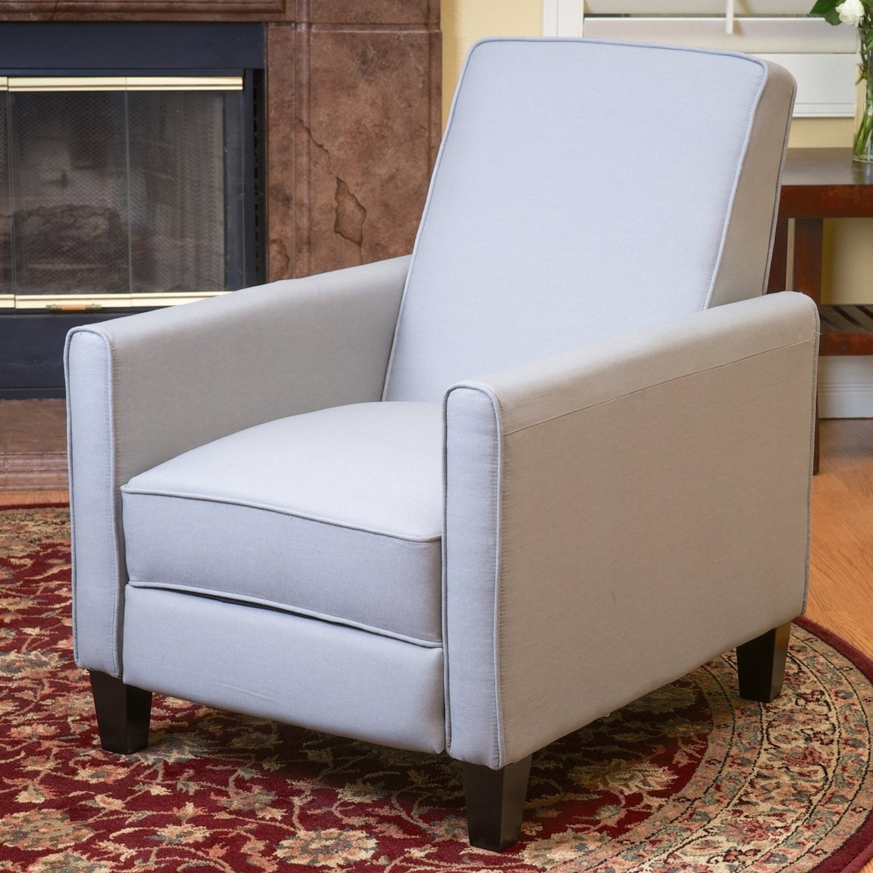 Lucas Fabric Recliner Chair - Gray