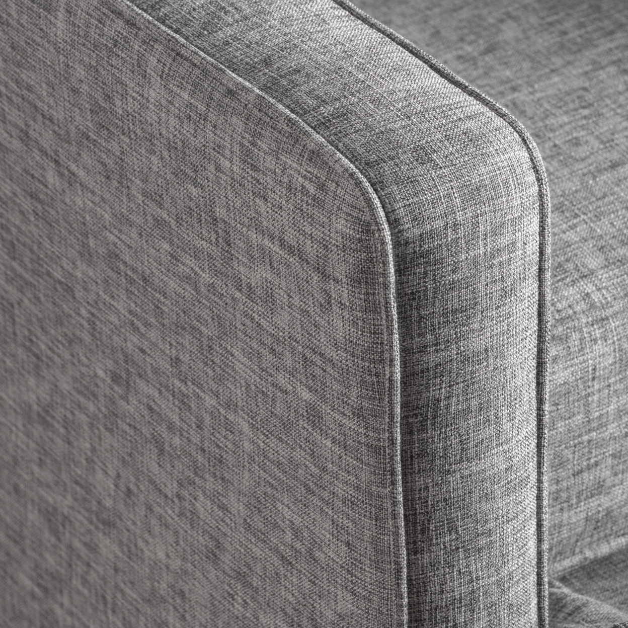 Marston Mid Century Modern Fabric Recliner (Set Of 2) - Light Gray Tweed