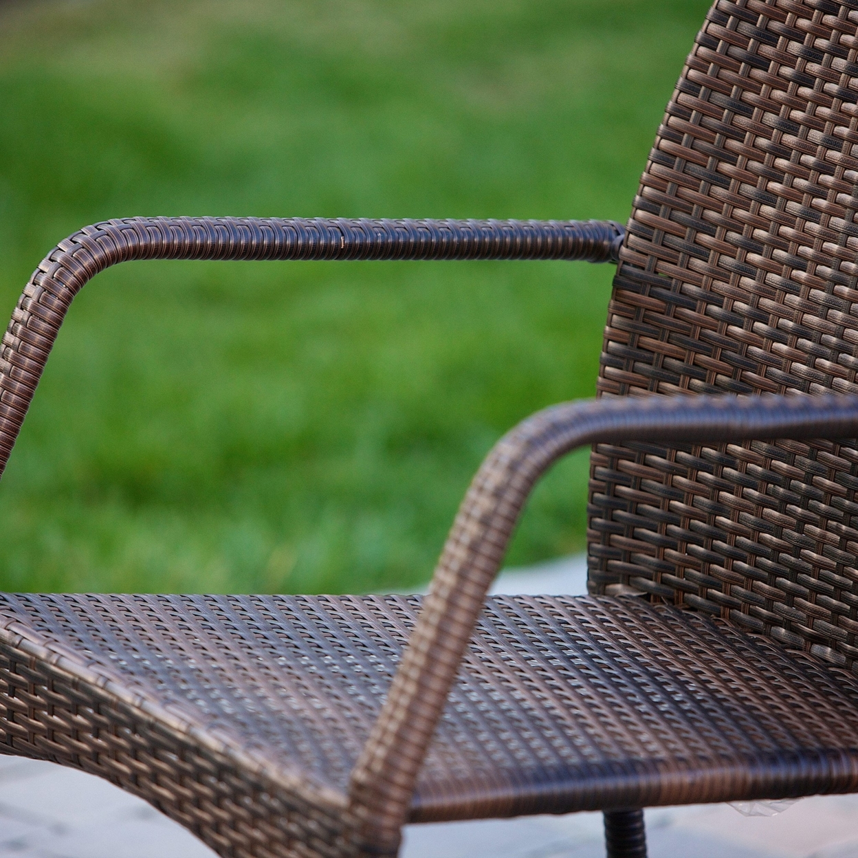 Michael Outdoor Wicker Chairs (Set Of 2)