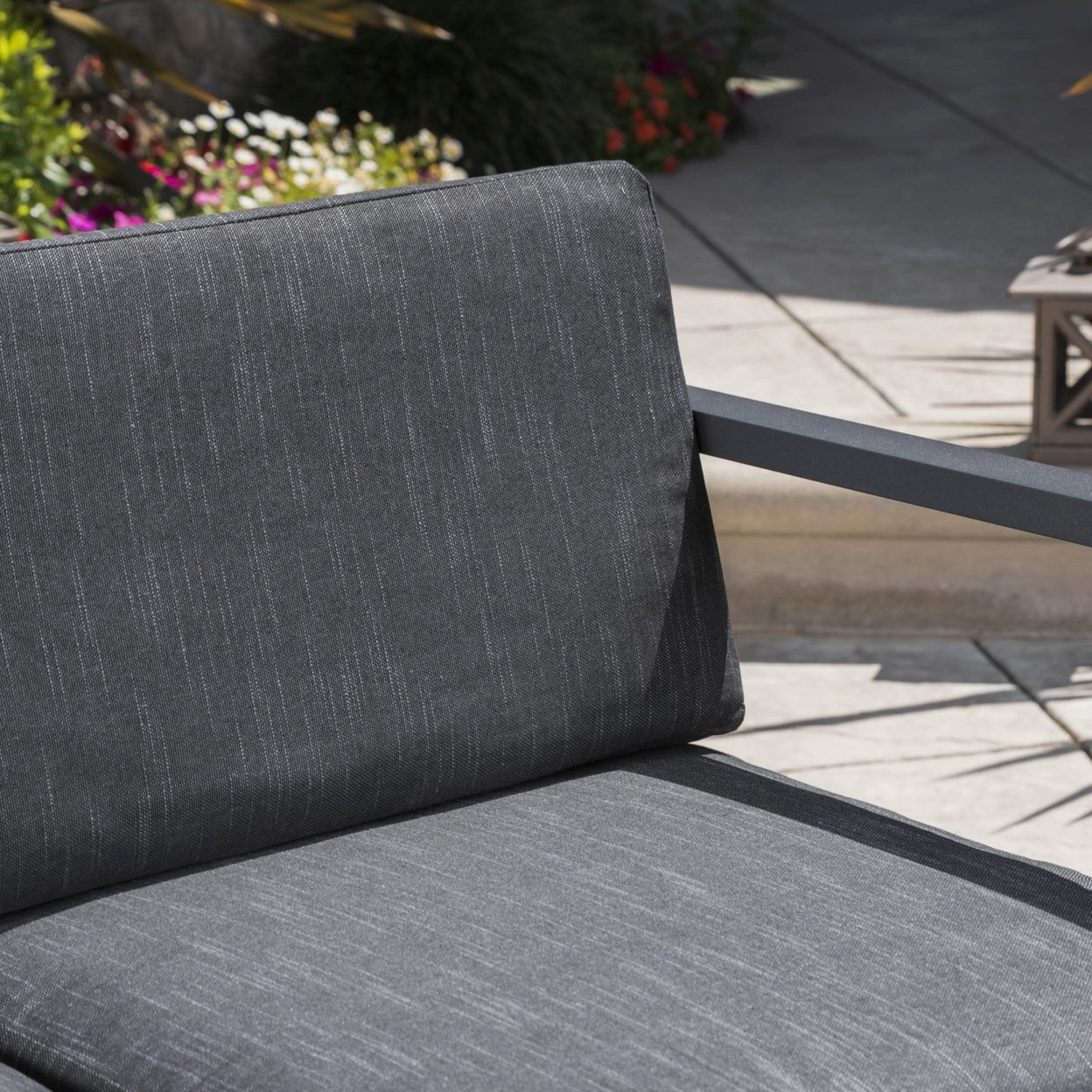 Nealie 5 Piece Outdoor Patio Aluminum Sofa Set