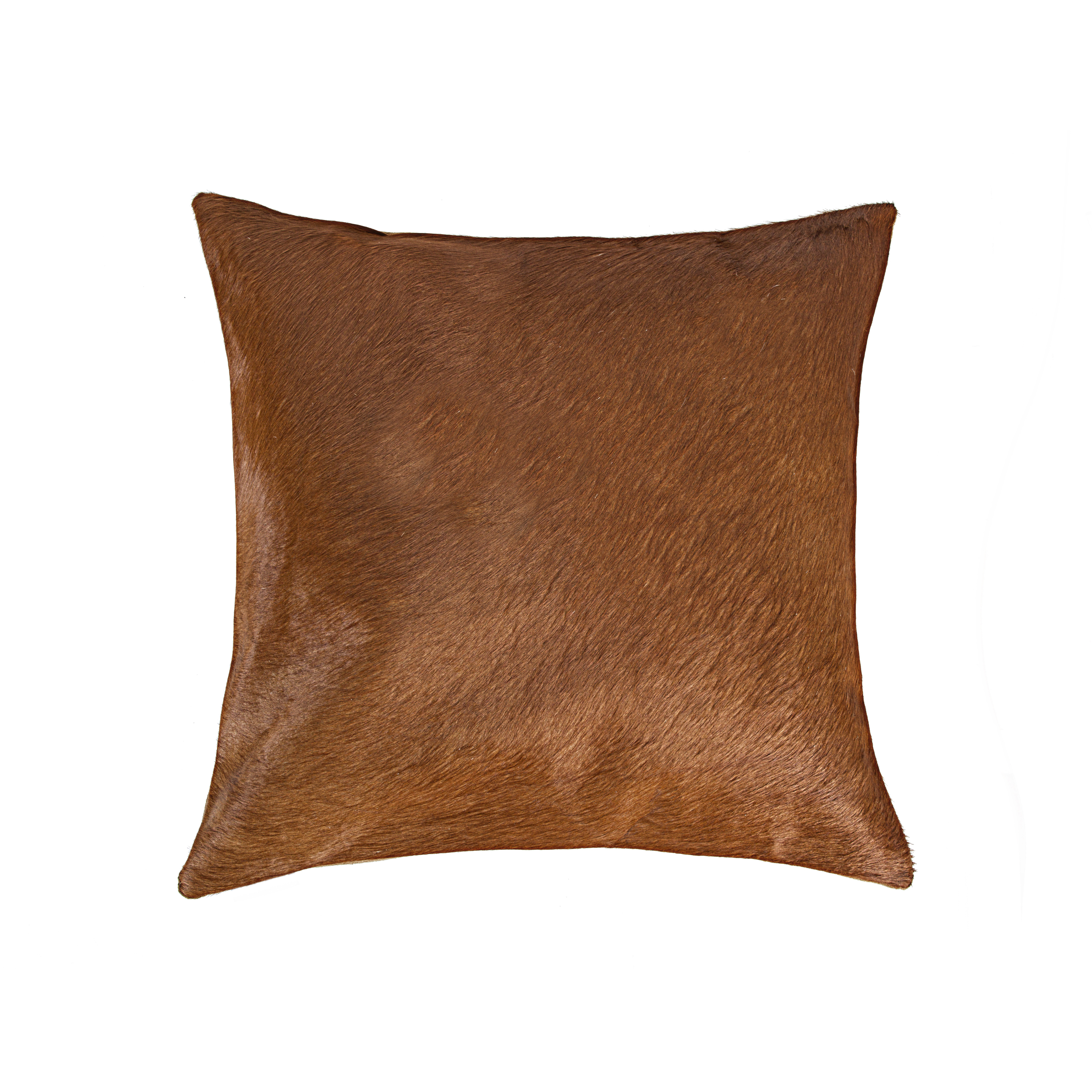 Torino Cowhide Pillow 18"x18" Brown