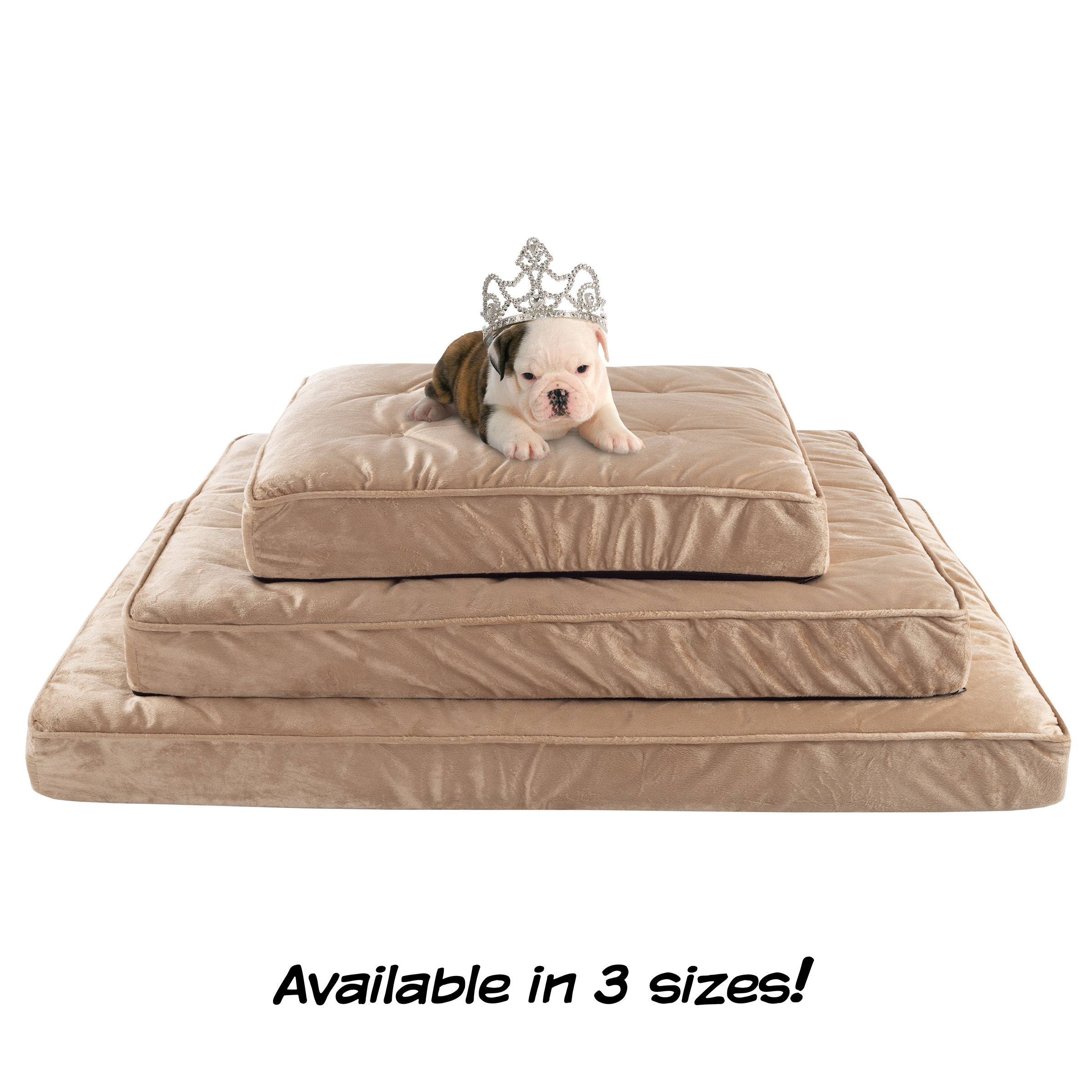 Pet Bed â Egg Crate 100% Memory Foam Orthopedic Cushion With Quilted Water-Resistant Nonslip, Machine Washable Cover - 37 X 24 Inches