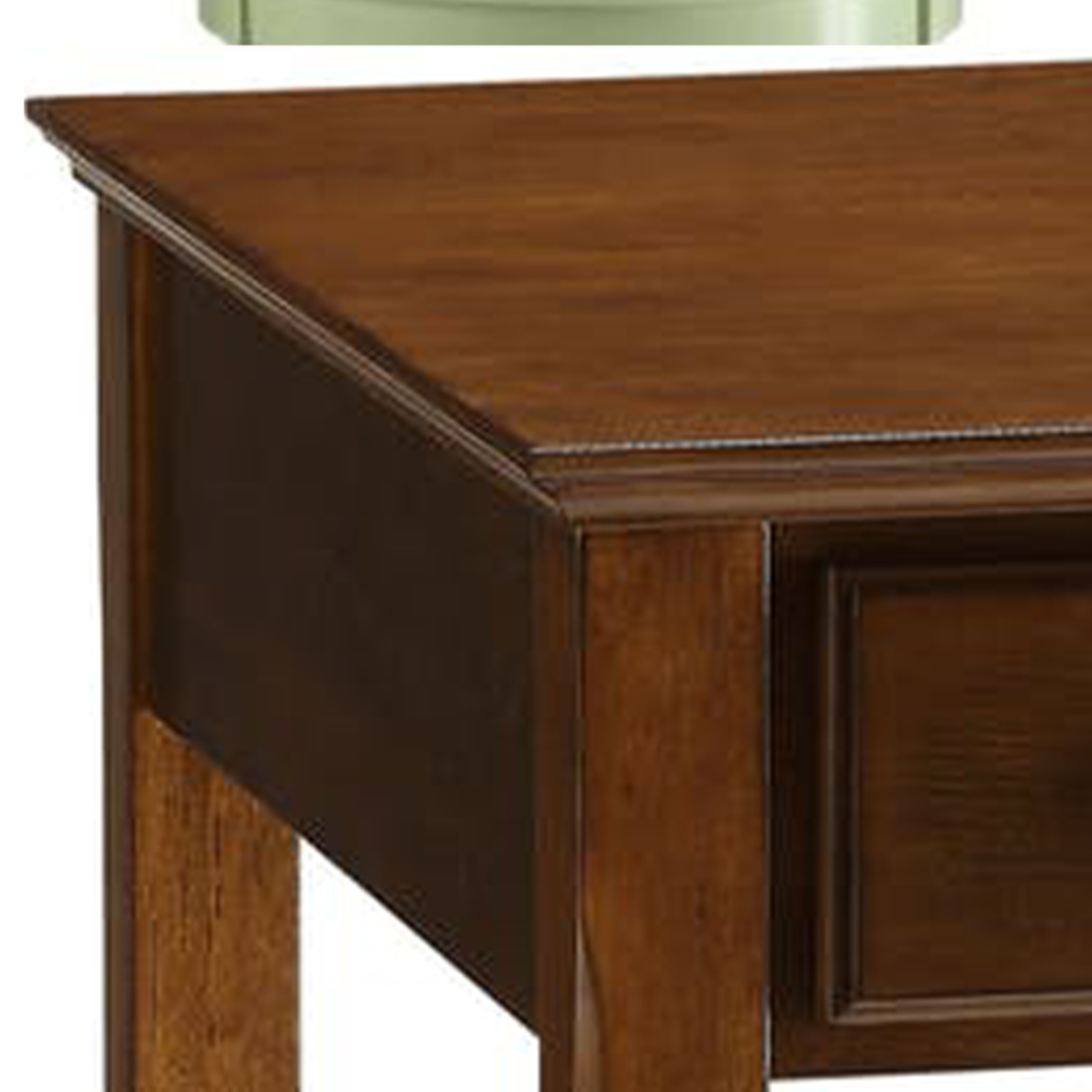 Smart Looking Side Table, Walnut Brown- Saltoro Sherpi