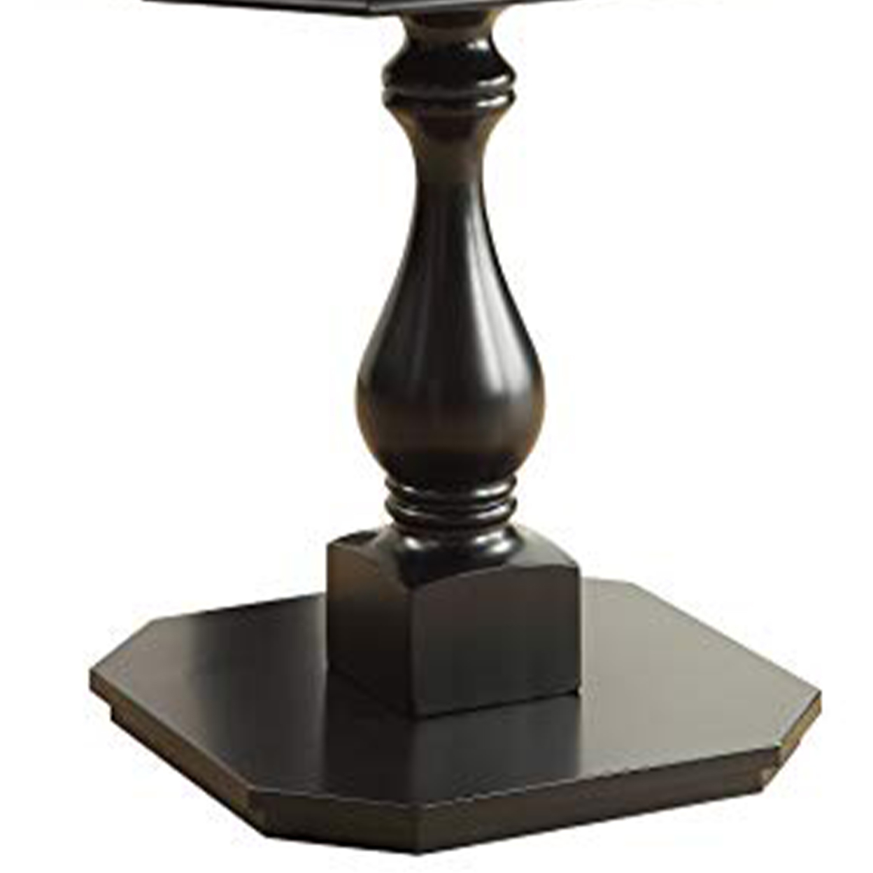 Wooden Chess Game TableWith One Drawer, Black- Saltoro Sherpi