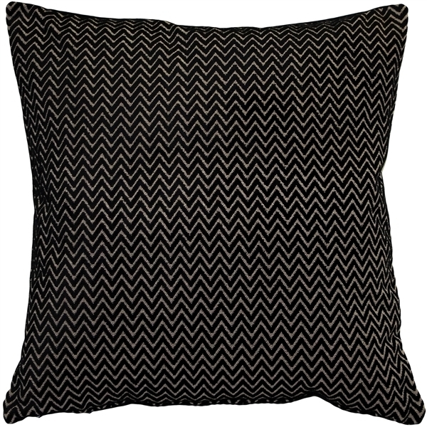 Pillow Decor - Art Deco Stripes Textured Velvet Throw Pillow 20x20