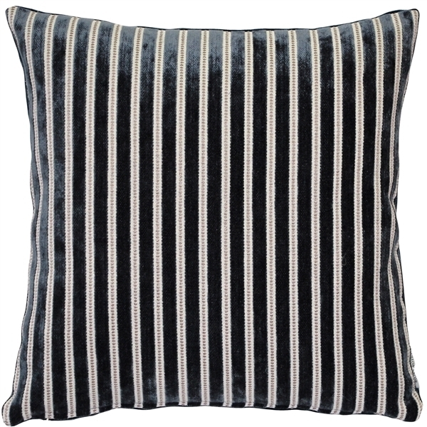 Pillow Decor - Rockefeller Shore Textured Velvet Throw Pillow 17x17