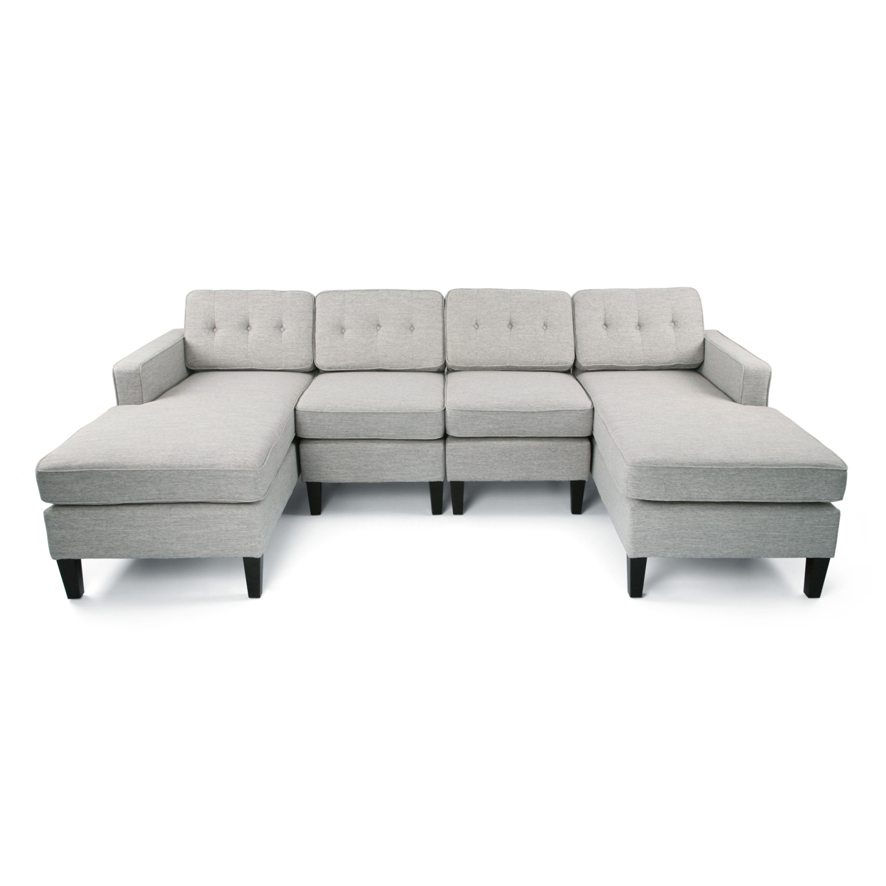 Jean Modern Fabric Chaise Sectional