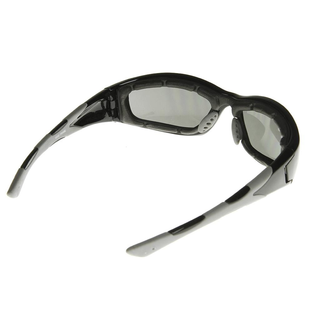 High Quality TR-90 Protective Padded Multisport Goggles - Black Clear