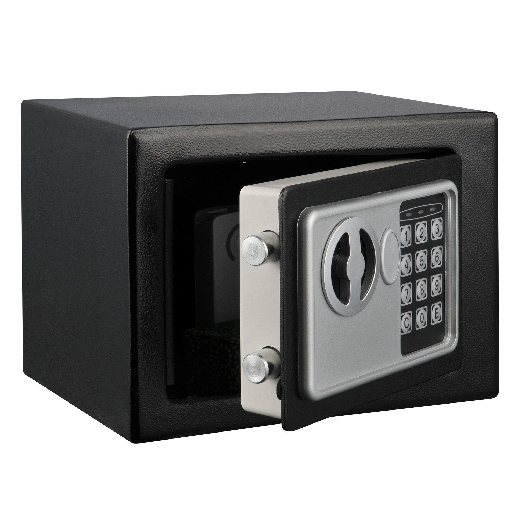 Digital Security Safe Box For Valuables Compact Waterproof And Fireproof Steel Lock Box With Electronic Combination Keypad